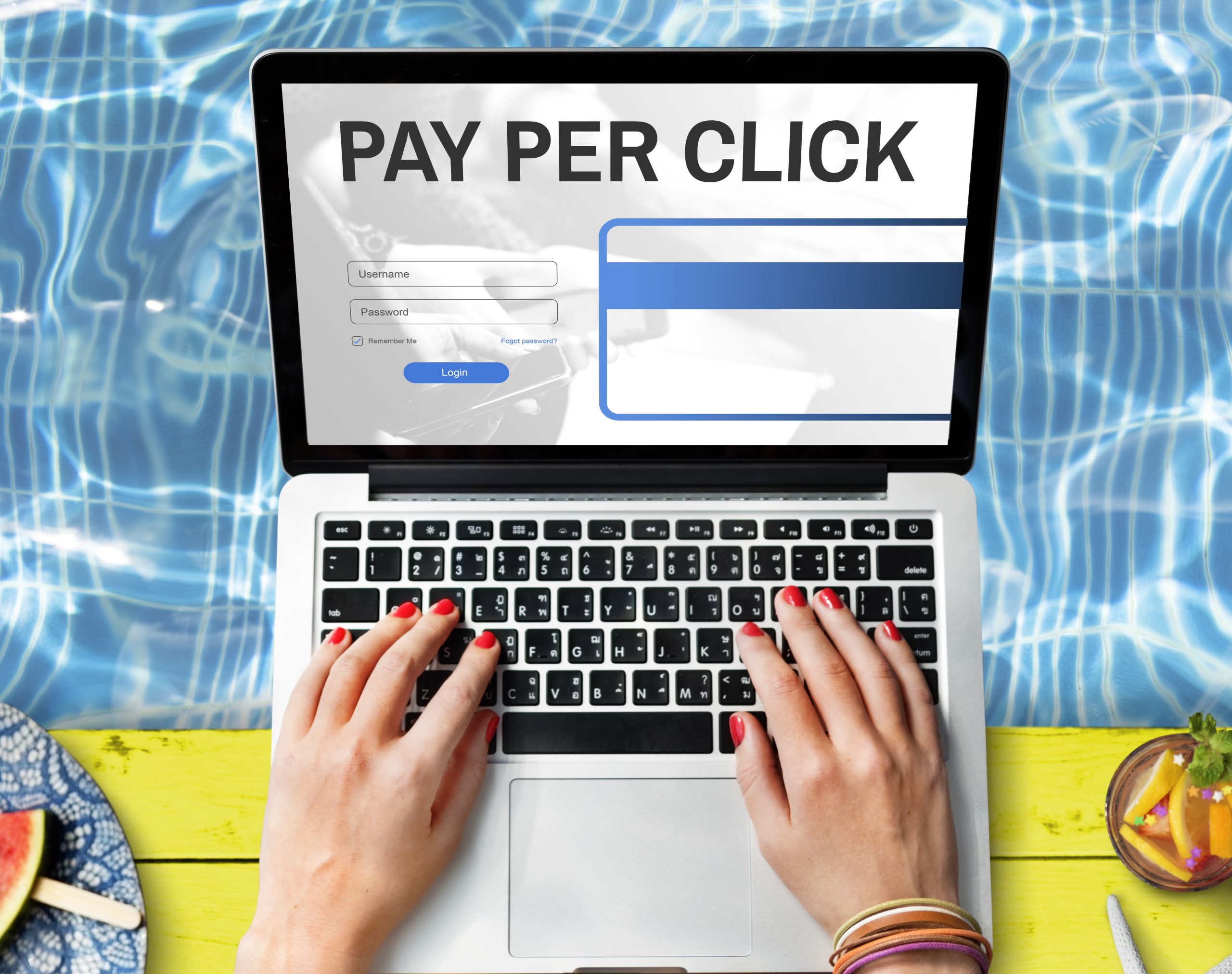 Pay Per Click Login Website Payment Graphic Concept Scaled